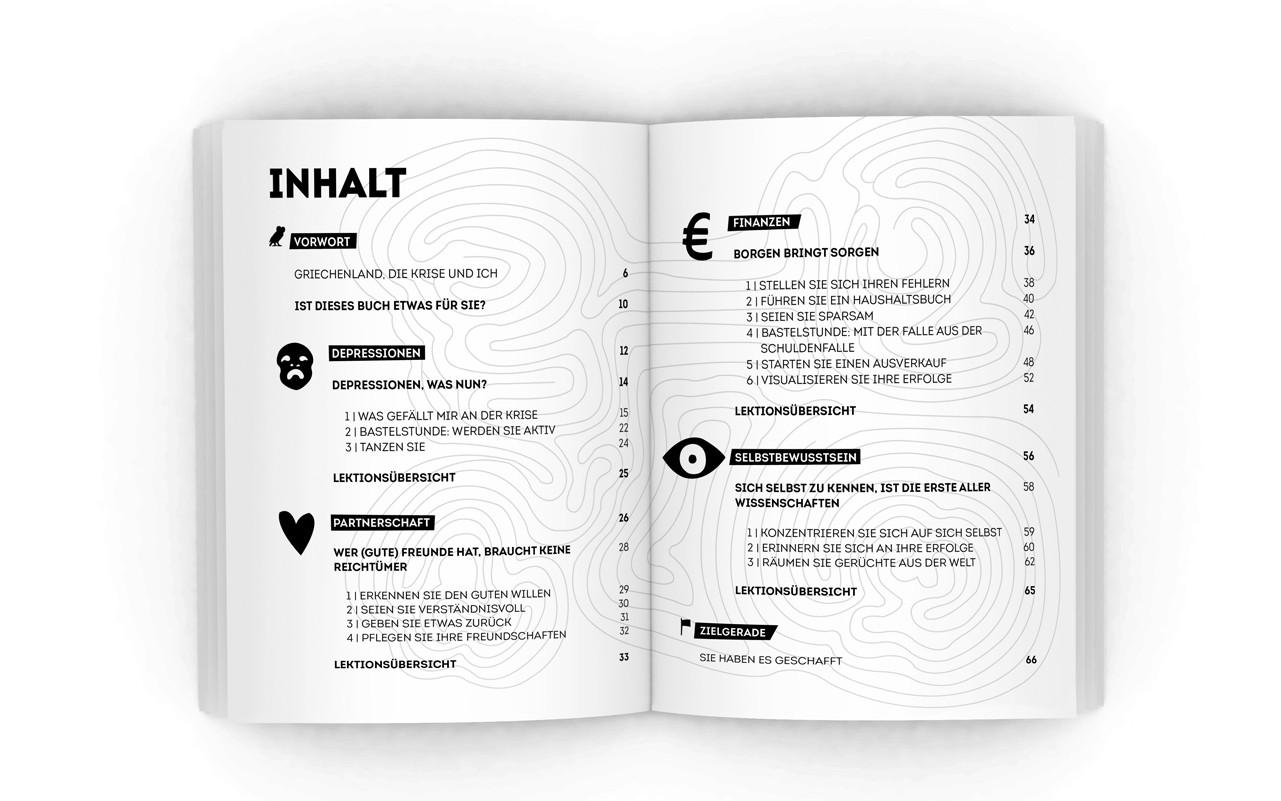 Editorial Design Inhaltsverzeichnis