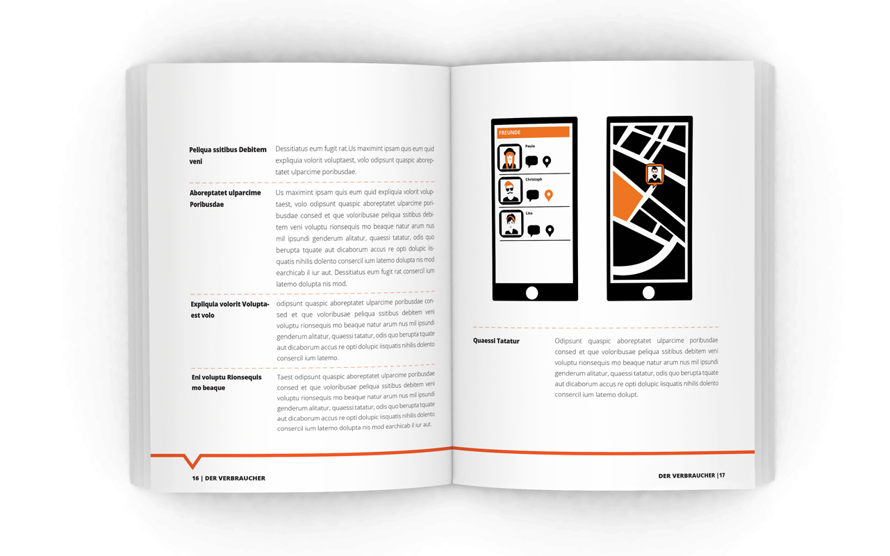 Editorial Design Illustration Map Karte People Party
